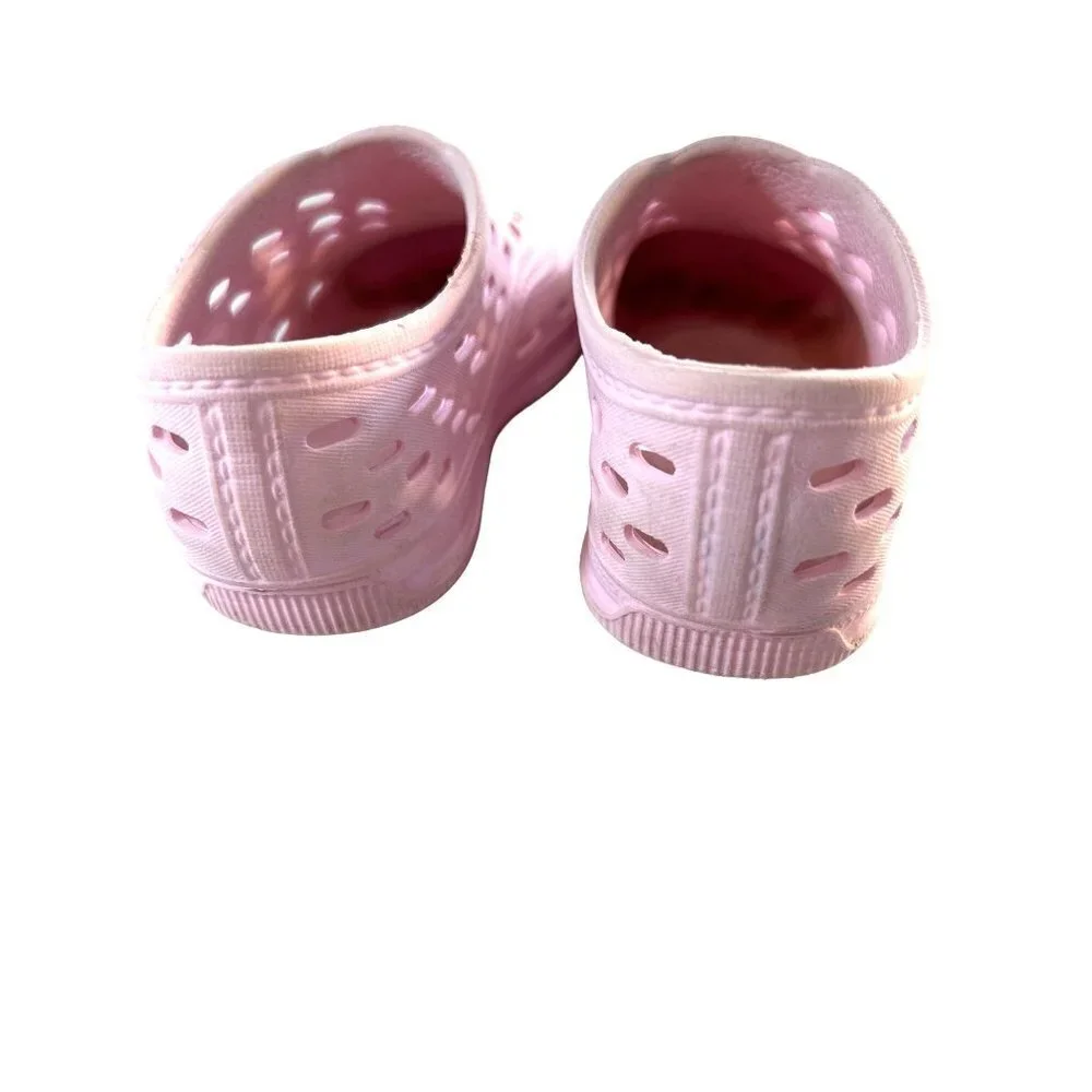 Oshkosh Toddler Girls Croc Shoes Pink Size 6 Little Toe & Bottom Stain